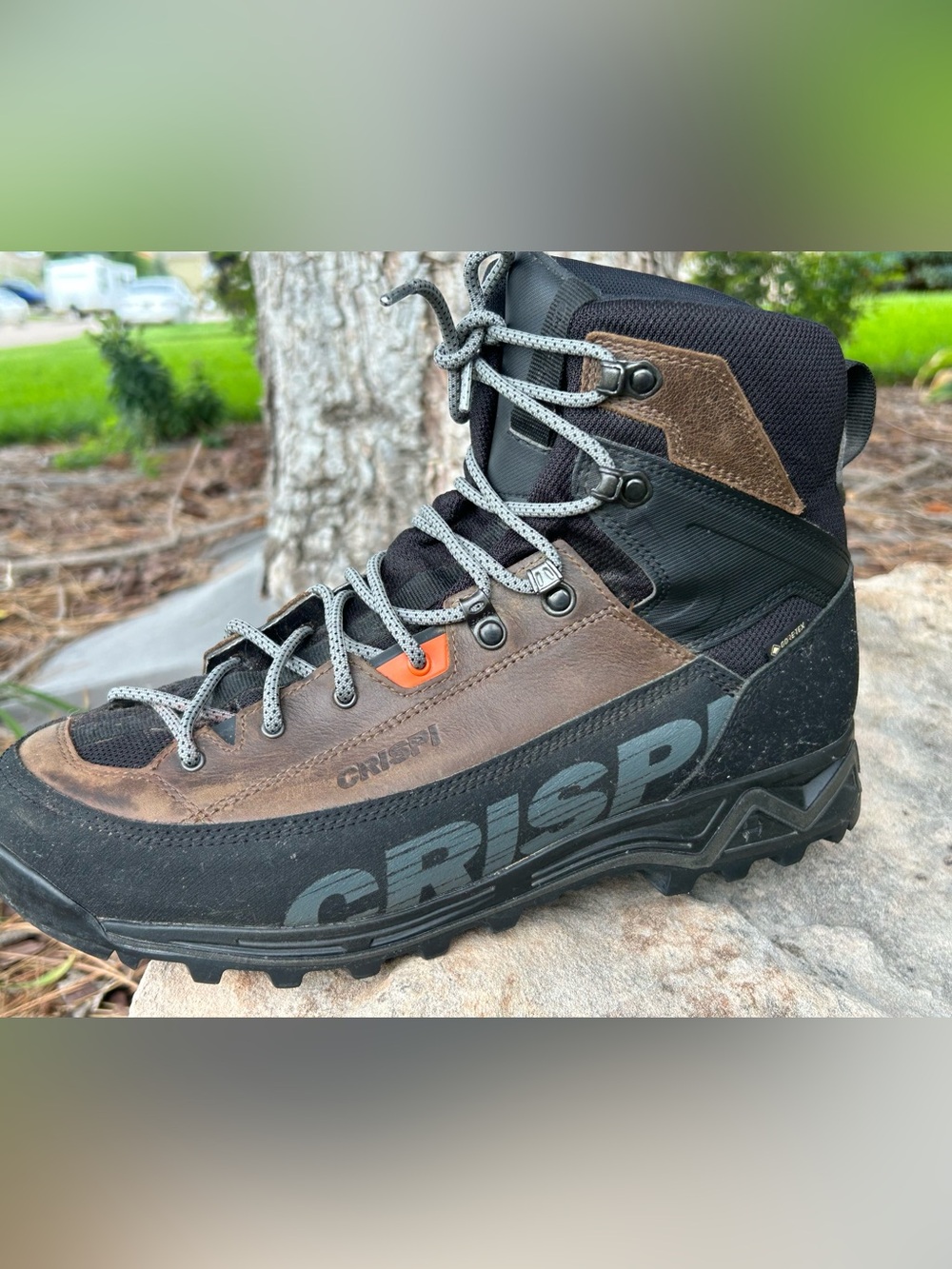 Men’s CRISPI Altitude GTX Gore-Tex Nubuck Leather Hunting/Hiking Boots sz 9.5
